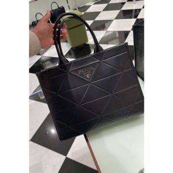 Prada Handbag Symbol Medium Sized Tote Bag With Dust Bag Black 21861