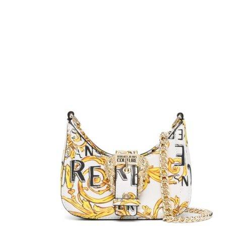 Versace Jeans Baroque Buckle Bag Crossbody White Bag With Og Box 89223 1 1