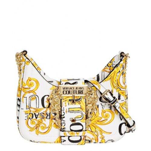 Versace Jeans Baroque Buckle Bag Crossbody White Bag With Og Box 89223 1 6
