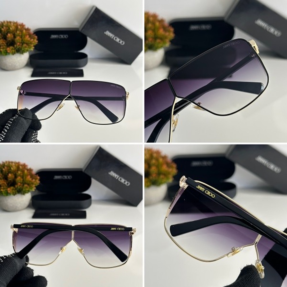 Brand New Authentic Jimmy Choo Sunglasses Mori/S Ft3Fq Grey Gold Frame Mori  | eBay