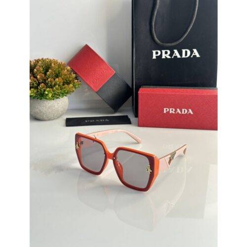 Women Prada Sunglasses WMNS 23015 Orange Pink