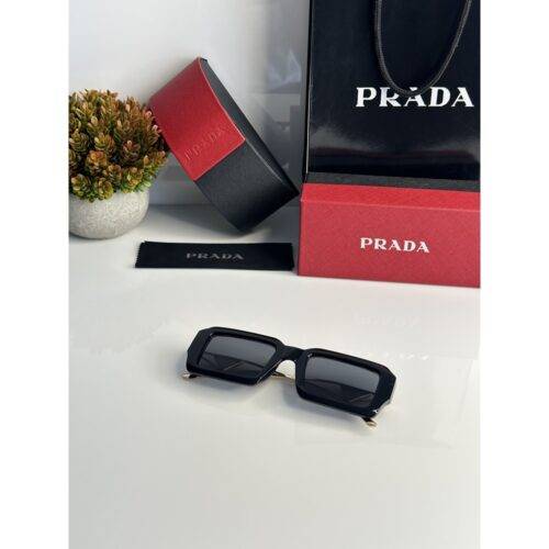 Women Prada Sunglasses WMNS 8242 Gold Black 1