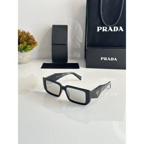 Women Prada Sunglasses WMNS 955 Black Silver Mercury