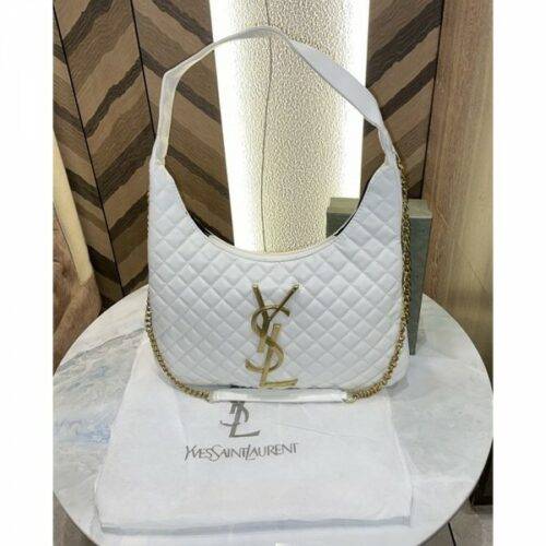 Ysl bag white with dust bag 67413 2