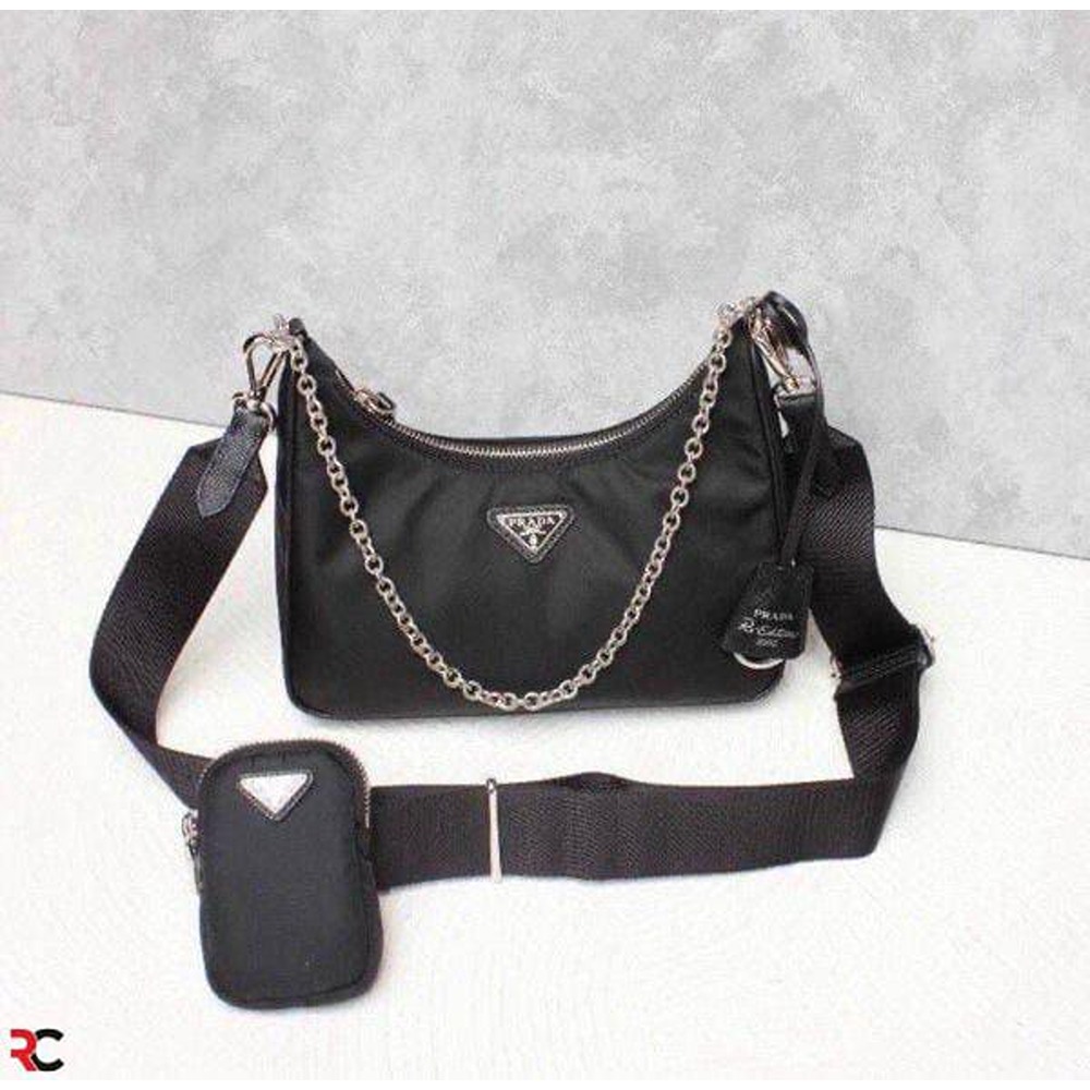 Valentino & Prada Designer Leather Handbag Purses