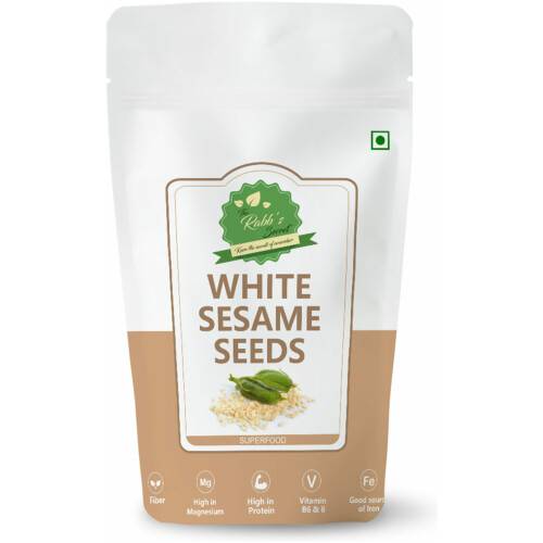 The Rabb's Secret - Natural White Sesame Seeds | White Til |