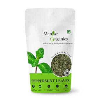 ManHar Organics Natural And Pure Dried Herbal Peppermint Tea | Refreshing Mint Burst |