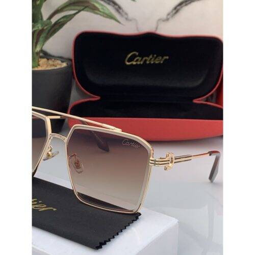 Cartier 82 gold brown shaded 1