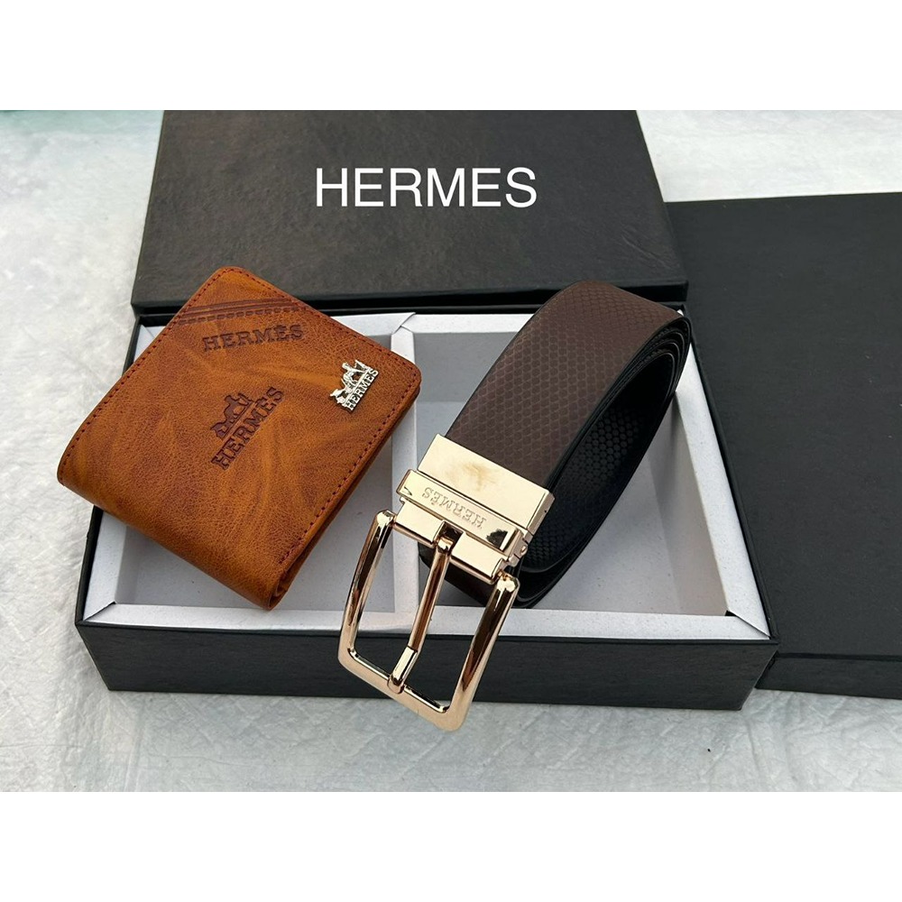 Hermes Wallet Belt Combo