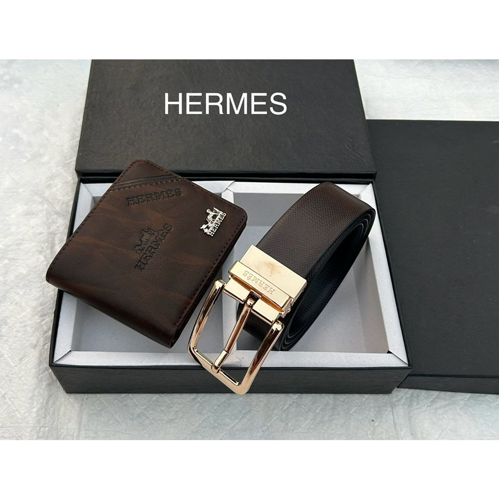 Exclusive Male Adornment Gift Set| 4-in-1 Leather Wallet Card Holder Belt  with Key Chain Set | Leather Gift Sets | Combo Gift Set for Men