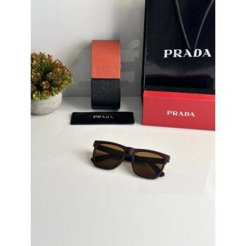 GetUSCart- Prada PR23YS 2AU06B 51MM Tortoise / Dark Brown Square Sunglasses  for Women + BUNDLE With Designer iWear Complimentary Eyewear Kit