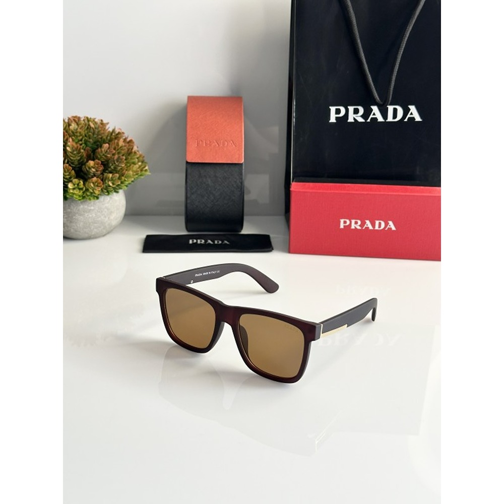 Prada PR 13ZS 50 Dark Brown & Tortoise Sunglasses | Sunglass Hut USA