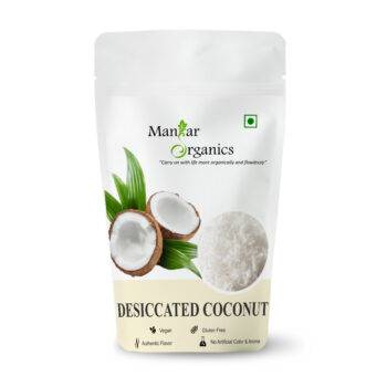 ManHar Organics Desiccated Coconut Powder (Gari powder) Nariyal Powder| Healthy, Fibre Rich| Coconut