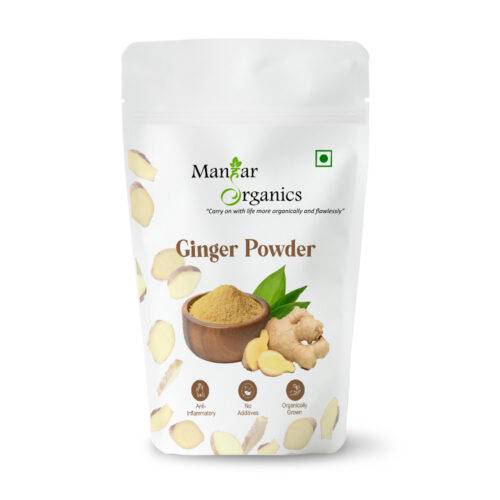 ManHar Organics Premium Dry Ginger Powder- Saunth Powder | High Gingerol Content | Fresh Dry Ginger Powder for Weight Loss