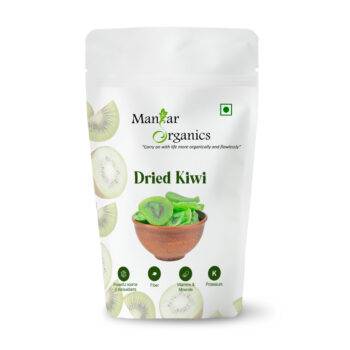 ManHar Organics Premium Dried Kiwi| Delicious & Healthy snack | Low Calorie and Dehydrated Kiwi, Dry Kiwi Slice | High in Protein & Dietary Fiber |