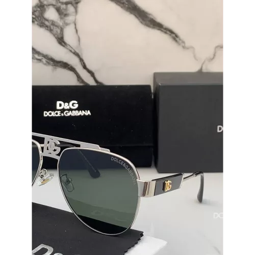 Dolce and gabana. Green silver Sunglasses1199 4