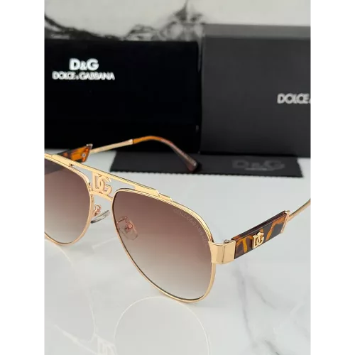 Dolce gabbana aviator 2295 gold brown Sunglasses 1199 3
