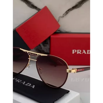 Prada 5147 gold brown Sunglasses 1299 2