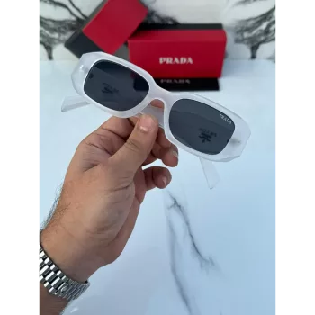 Prada milano matt white Sunglasses 1199 2