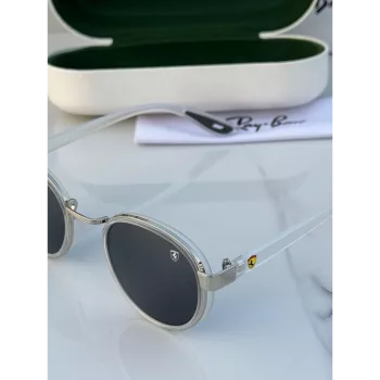 Rayban 3705 white black Sunglasses 1299 2