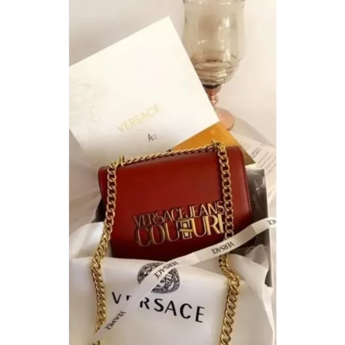 Versace Jeans Couture Saffiano Lock Crossbody Bag 1