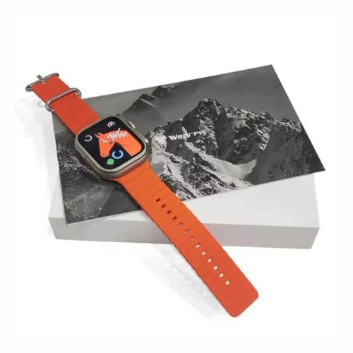 Apple Watch Ultra Orange Rubber Belt 1999 1