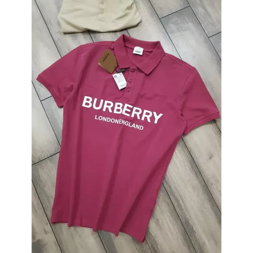 BURBERR Y DARK PINK IMPORTED T SHIRT WITH BRAND BOX PACKING 1042 1549 2