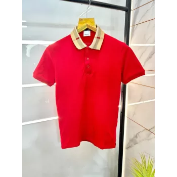 BURBERR Y RED IMPORTED T SHIRT WITH BRAND BOX PACKING 1042 1549