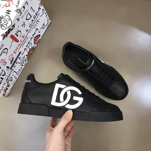 Dolc e Gabbana Portofino Black Sneaker Men Shoes 3800 1