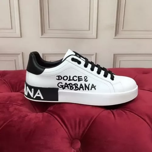 Dolc e Gabbana Calfskin Nappa Portofino Sneaker Men Shoes 3799 1