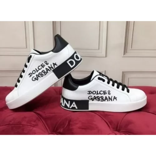 Dolc e Gabbana Calfskin Nappa Portofino Sneaker Men Shoes 3799