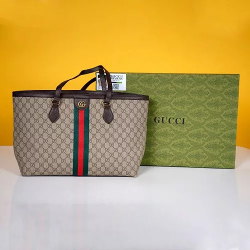 Gucci Ophidia GG Supreme Tote Bag With OG Box Dust Bag 3600 5
