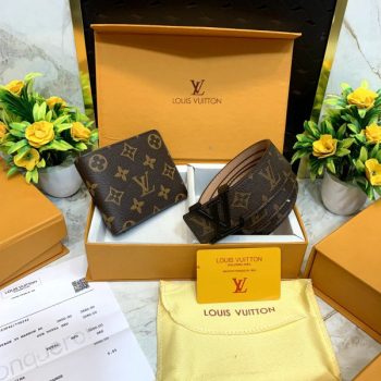Louis Vuitton Belt Wallet Combo