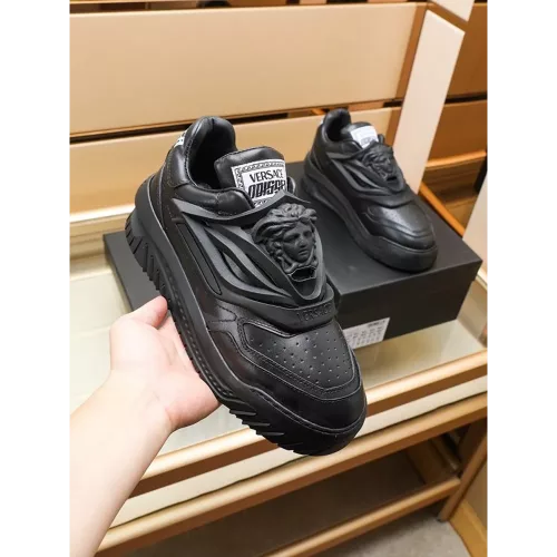 Versace Odissea Premium Sneaker Black Men Shoes 3400 2