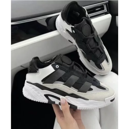 Adidas Niteball Low Top Sneaker White Black Reflective 3600 1
