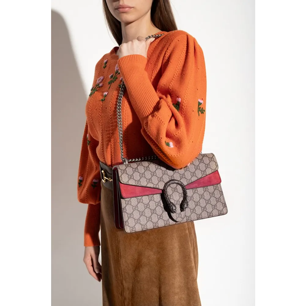 Gucci Bamboo 1947 mini top handle bag in orange leather | GUCCI® US