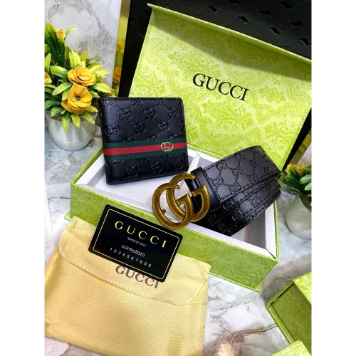 Gucci Belt and Wallet Combo