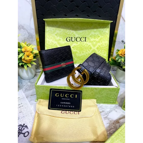 Gucci Belt and Wallet Combo