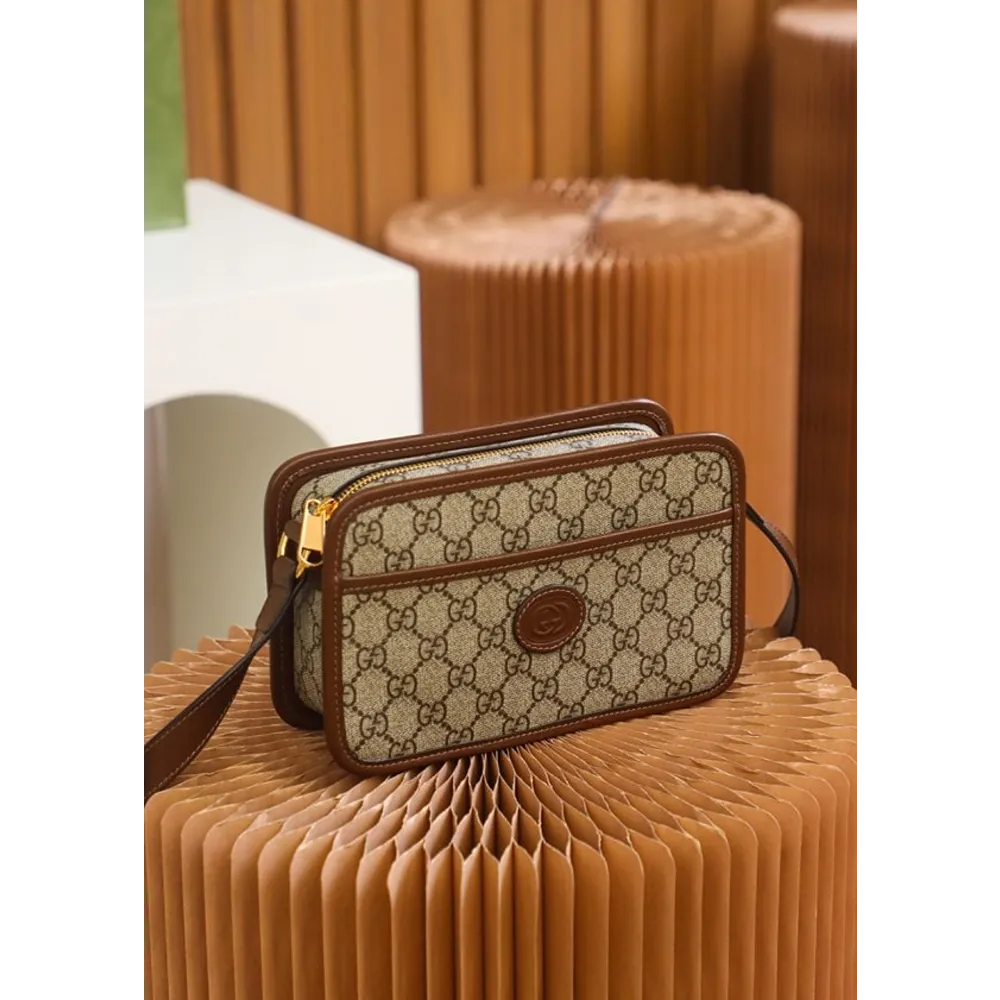 Gucci Orange Jumbo GG Messenger Medium Bag – THE CLOSET