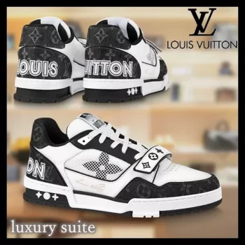 Louis Vuitton Trainer Stripe BLACK WHITE 3699 2