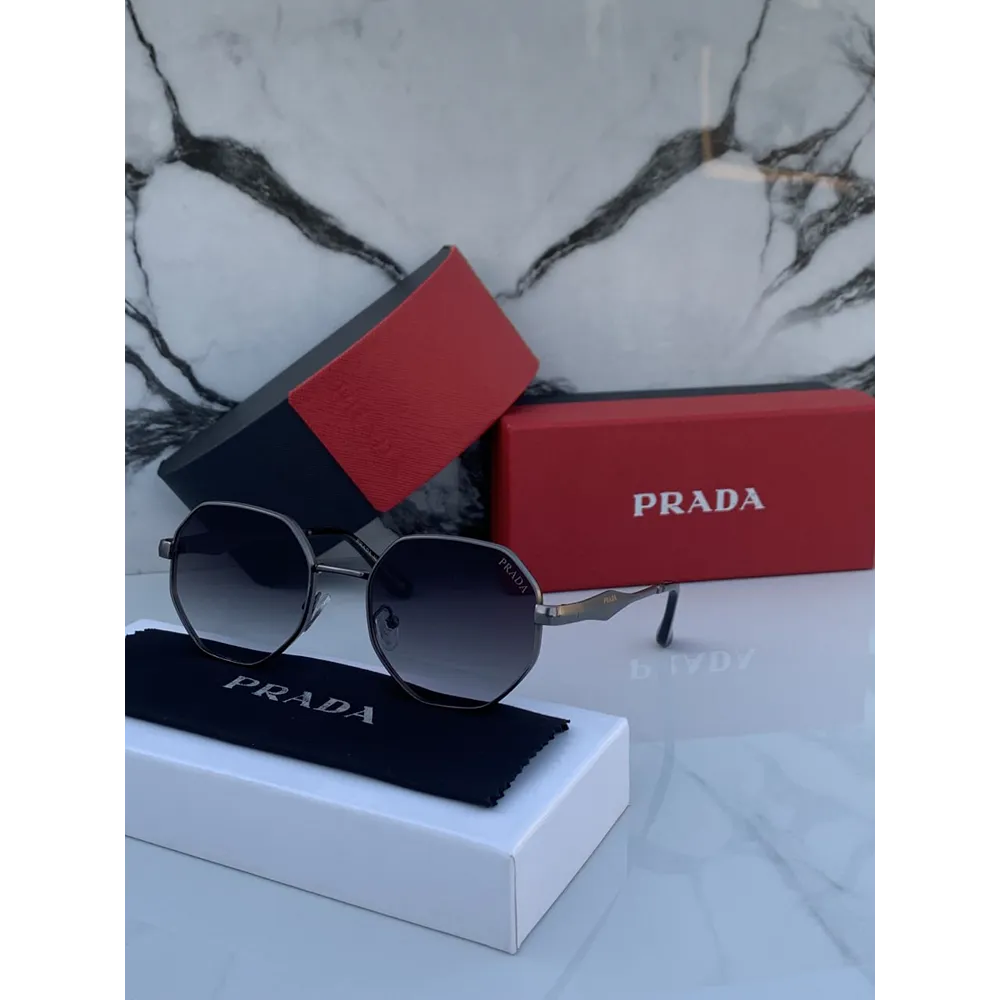 Prada SPR54Z Aviator Sunglasses | Fashion Eyewear