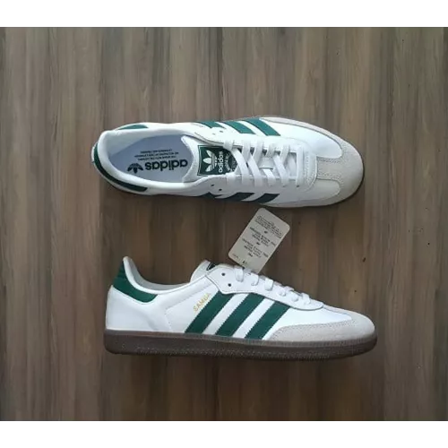 Adidas Samba White Green Shoes