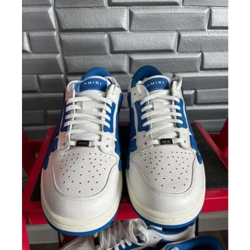 Amiri Skel Low Top Sneaker White Blue 3000 2