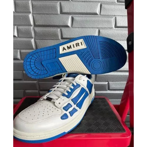 Amiri Skel Low Top Sneaker White Blue 3000 3