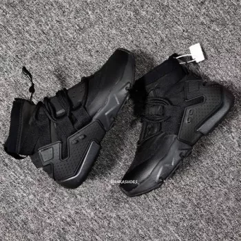 Nike Huarache Gripp GS Triple Black Shoes