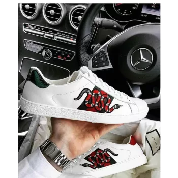 Gucci Ace Bee Snake Sneaker Shoes