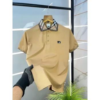 Burberry Imported Polo Neck T-Shirt