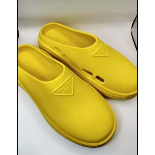Prada Sporty Foam Rubber Sandals For Women
