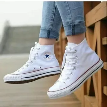Converse All Star White Long