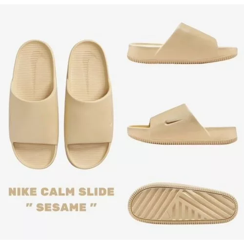20 Nike Calm Slides Beige 2100 1